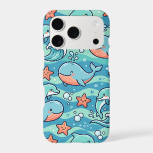 Ocean Wave Dolphin Whale Smartphone 17 Case