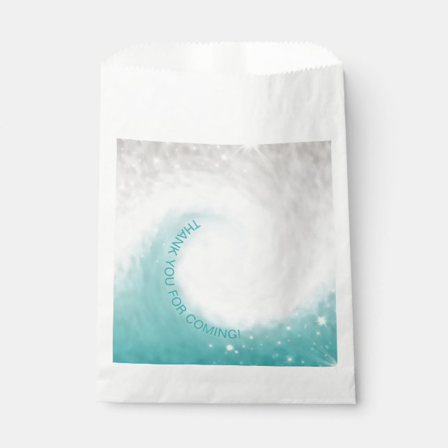 Ocean wave favour bags (Front)
