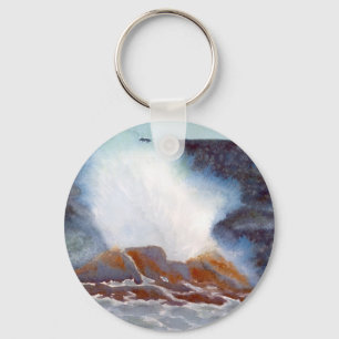 Ocean Wave Key Ring