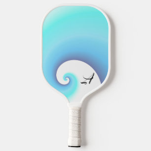 Ocean Wave Monogram Pickleball Paddle