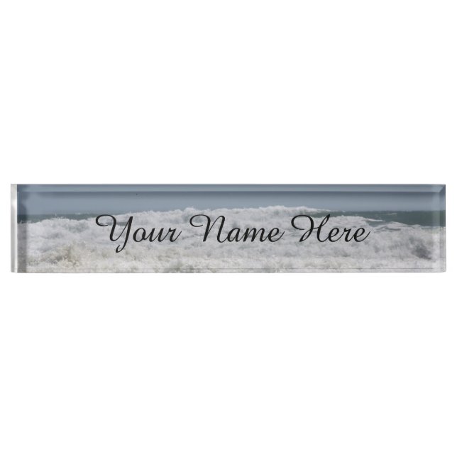 Ocean Wave Name Plate (Front)