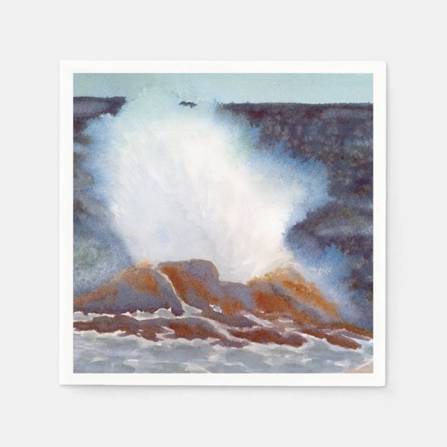 Ocean Wave Napkin (Front)