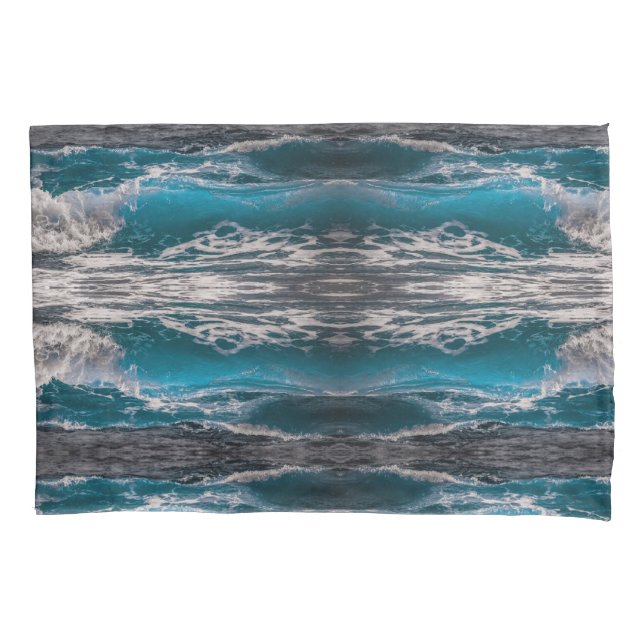 Ocean Wave Pillowcase (Front)