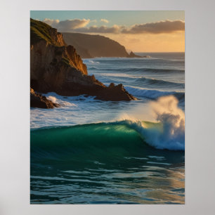 OCEAN WAVE POSTER