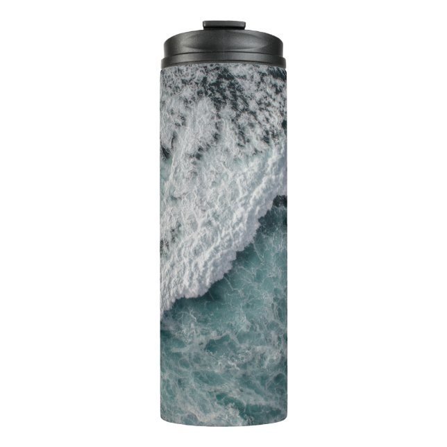 Ocean wave thermal tumbler (Front)