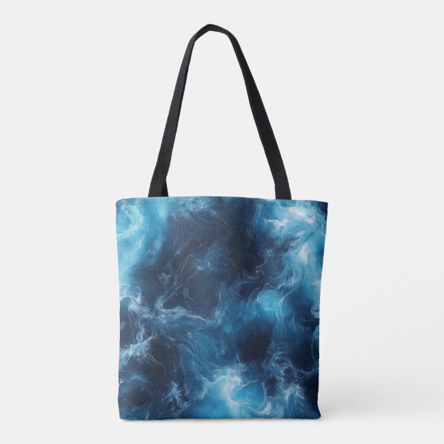 Ocean Wave Tote Bag (Back)