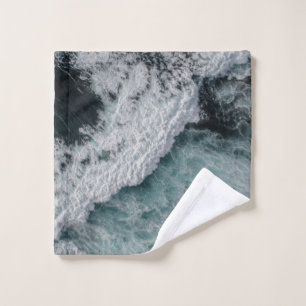 Ocean wave wash cloth