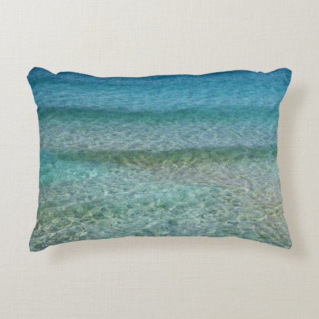 Ocean Waves Accent Pillow (Front)