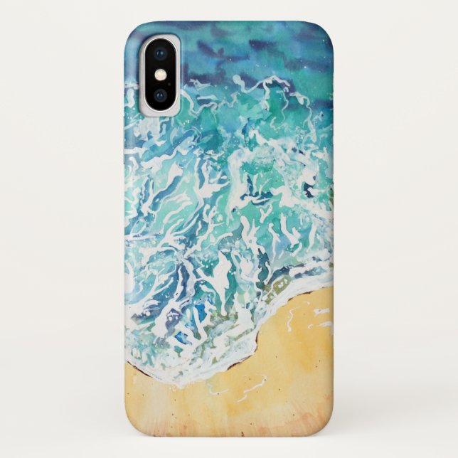 Ocean Waves at the Beach Case-Mate iPhone Case (Back)