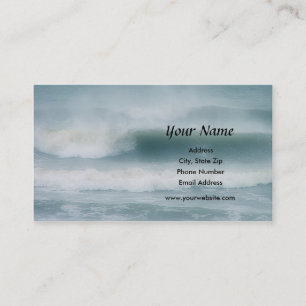Ocean Waves Business Card