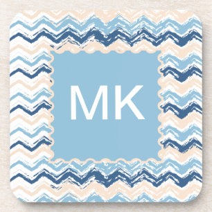 Ocean Waves Chevron Coaster