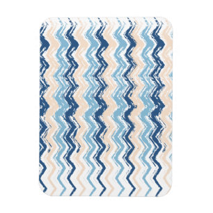 Ocean Waves Chevron Magnet