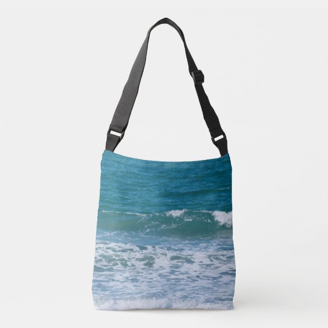 Ocean Waves Crossbody Bag (Front)