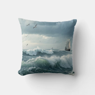 Ocean Waves Cushion