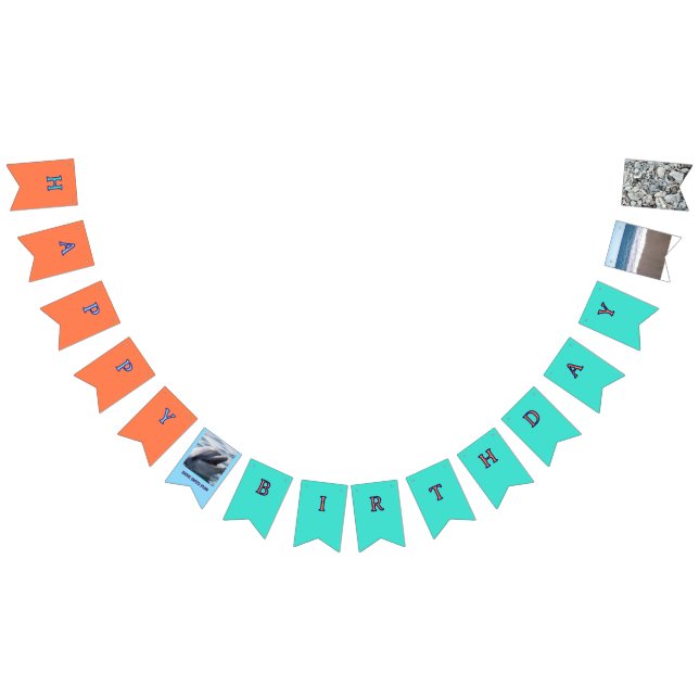 Ocean Waves Dolphin Celebration Bunting (All)