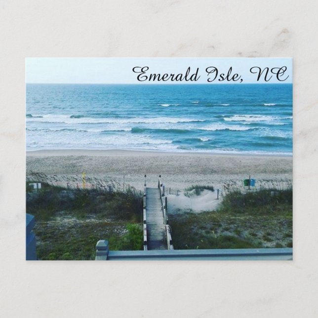 Ocean Waves Early Morning Postcard (Front)