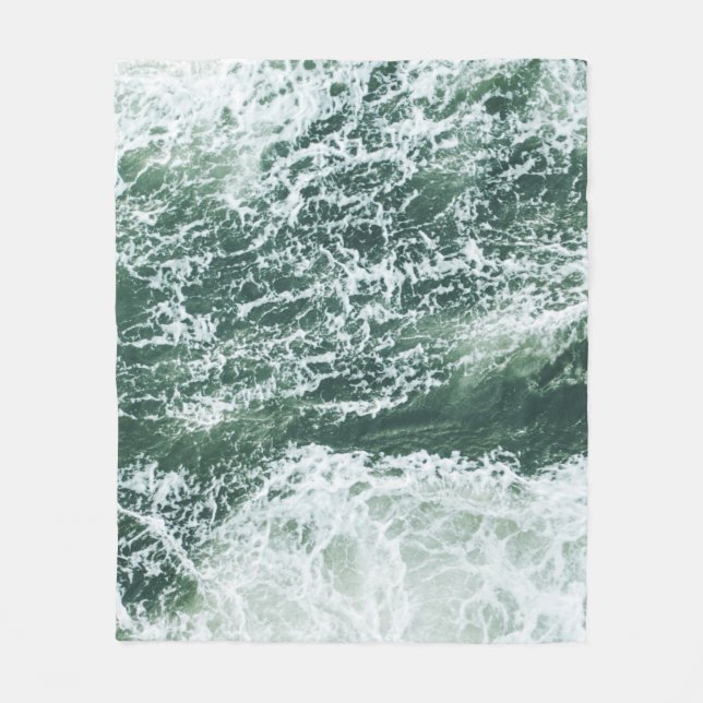 OCEAN WAVES FLEECE BLANKET (Front)