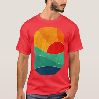 ocean waves minimalist T-Shirt