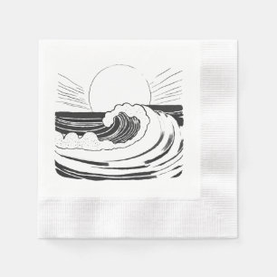 Ocean Waves Napkin