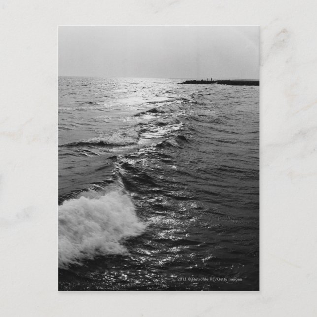 Ocean waves postcard (Front)