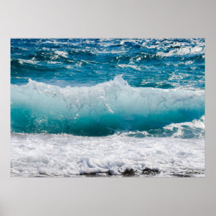 ocean waves poster
