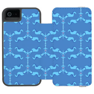 Ocean Waves & Ribbons Incipio Watson™ iPhone 5 Wallet Case