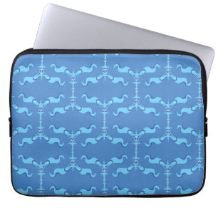 Ocean Waves & Ribbons  Laptop Sleeve