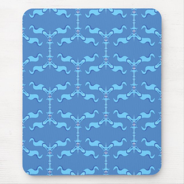 Ocean Waves & Ribbons  Mouse Pad (Front)