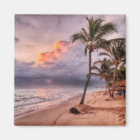 Ocean Waves Sandy Beach Sunset