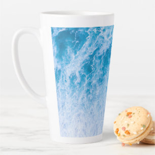 Ocean Waves Seascape Latte Mug