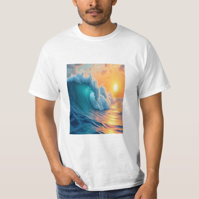 Ocean Waves T-Shirt (Front)