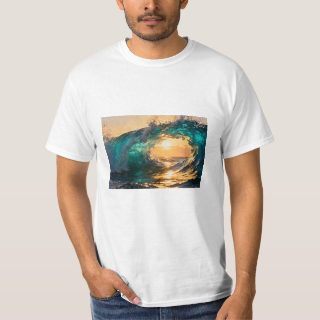 Ocean Waves T-Shirt (Front)