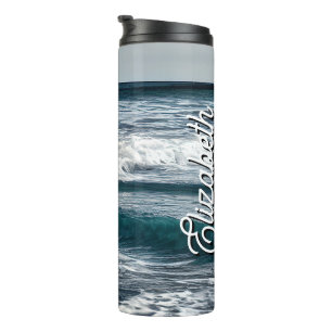 Ocean Waves Thermal Tumbler