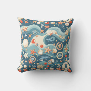 Ocean Waves Throw Pillows – Inspired by the Sea