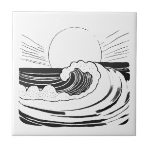 Ocean Waves Tile