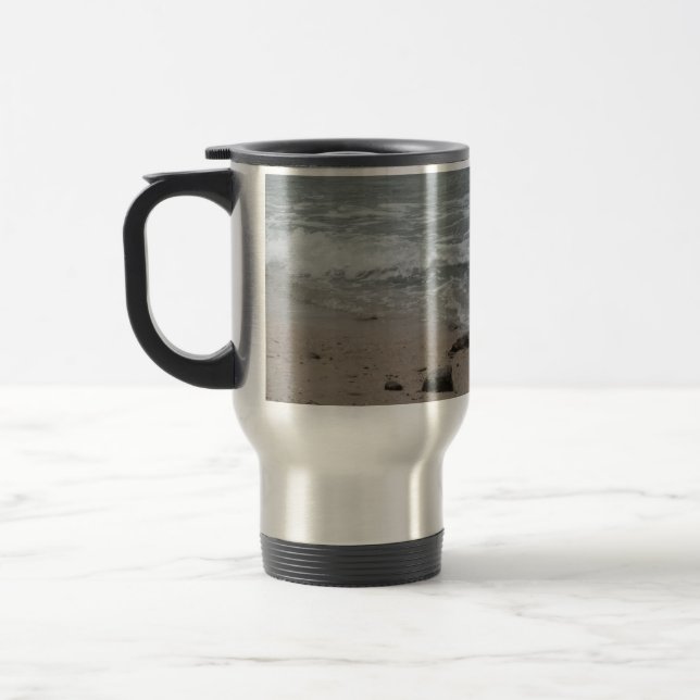 ocean waves travel mug (Left)