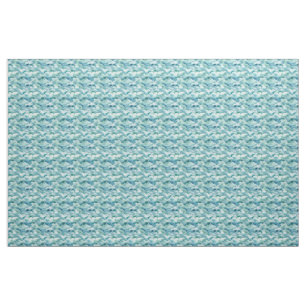 Ocean Waves watercolor modern cute pattern Fabric