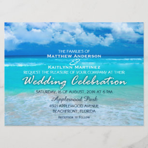 Ocean Wedding Set 1 - Invitation