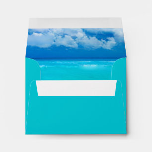 Ocean Wedding Set 1 - RSVP Envelope