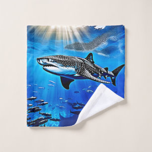 Ocean Whale Shark Giant Swimming Bath Towel Set