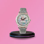 Ocean Whimsy Mermaid Watch<br><div class="desc">Let time swim by in style with the "Ocean Whimsy Mermaid Watch." This unique wristwatch, perfect for sea lovers, brings a touch of underwater magic to your wrist. Featuring the same adorable mermaid surrounded by marine elements, it serves as both a practical timekeeping tool and an enchanting adornment. Personalize it...</div>