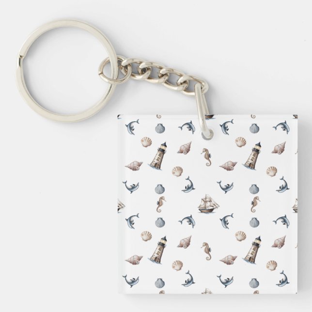 Ocean Whispers! Key Ring (Front)