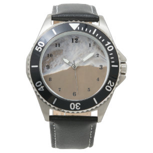 Ocean white wash on the beach watch