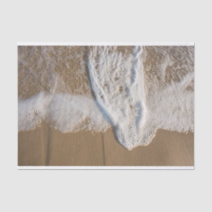 Ocean Whitewash on Beach Tissue Paper