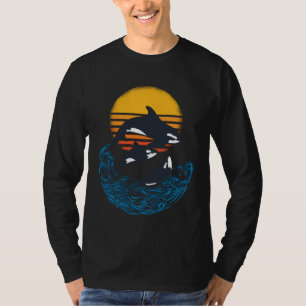 Ocean Wildlife Orcas Killer Whale Shark T-Shirt