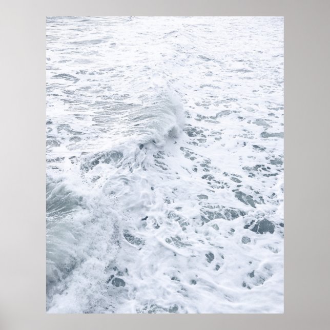 Ocean with wave poster (Front)