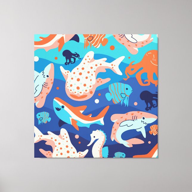 Ocean Wonders Canvas Print (Front)
