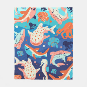 Ocean Wonders Fleece Blanket