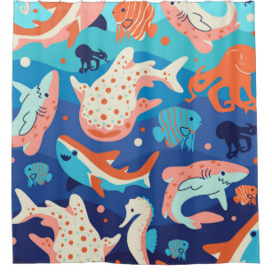 Ocean Wonders Shower Curtain