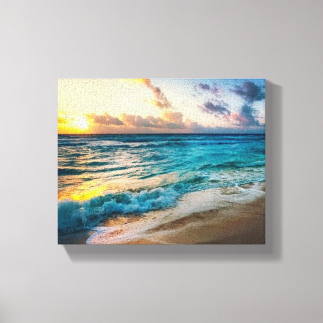 Ocean Wrapped Canvas (Front)